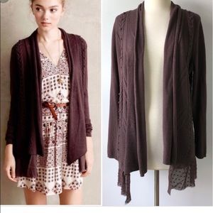 Anthropology Knitted and Knotted Ismare Cardigan